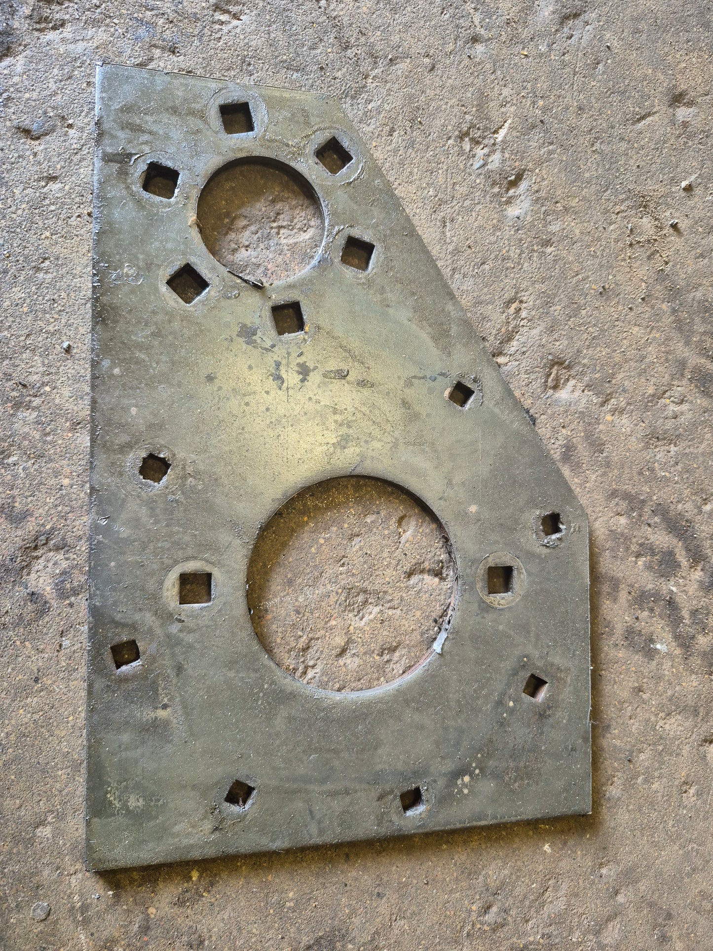 Drive Motor Mounting Plate 196957 New Holland L775