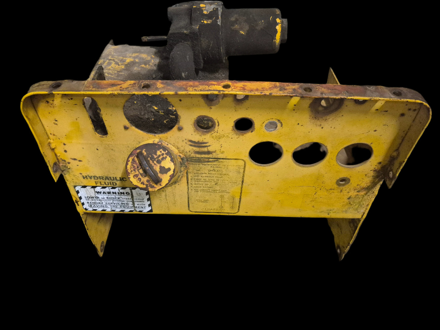 Cowl Dash Hydraulic Tank CASE 310G