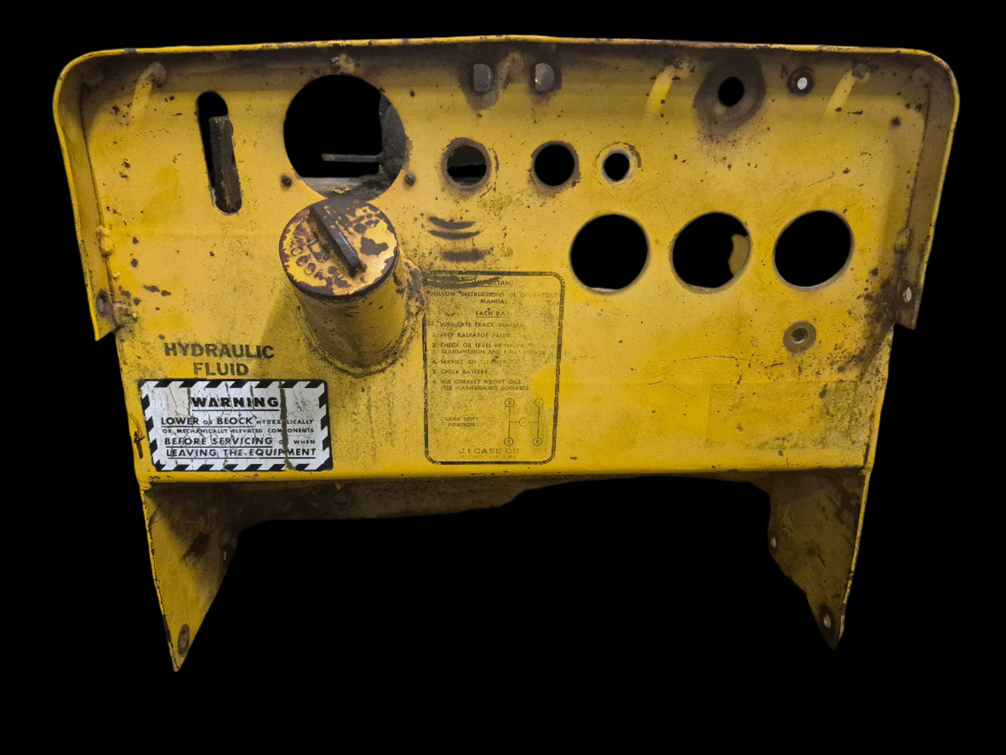 Cowl Dash Hydraulic Tank CASE 310G